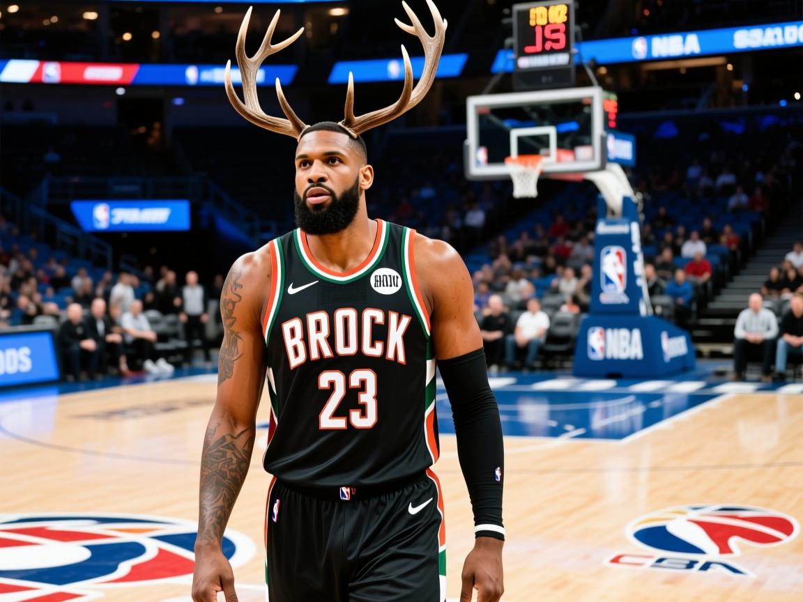 雄鹿队球员布鲁克·洛佩斯因伤缺席一周比赛